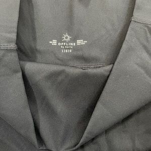 Black Biker Shorts from Aerie